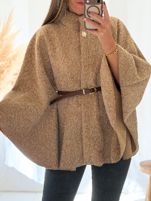 Manteau/cape Suzy (Camel)