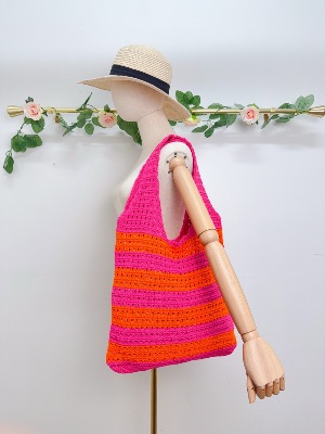 Sac Playa (fushia/orange)