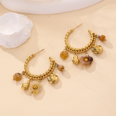 Boucles d’oreilles Ciara (marron)