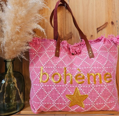 Sac Bohème (rose)