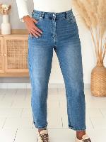 Jeans ballon pailleté Curtis (bleu)