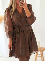 Robe Vincenza chocolat