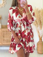 Robe Pépita (bordeaux))