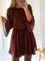 Robe Samantha (marron)