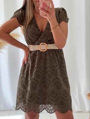 Robe Carmen (kaki)