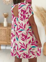 Robe combi Bassillia (rose)