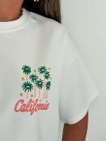 Tee shirt California (blanc)