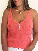 Top Amélie (corail)