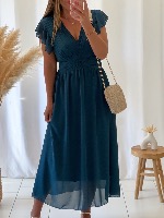 Robe Gabriella (bleu canard)
