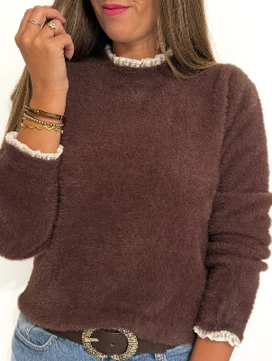 Pull Justine (chocolat)