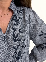 Blouse Doriane (bleue)