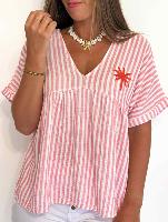 Blouse Célia (corail)