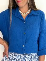 Chemise Olga (bleu)