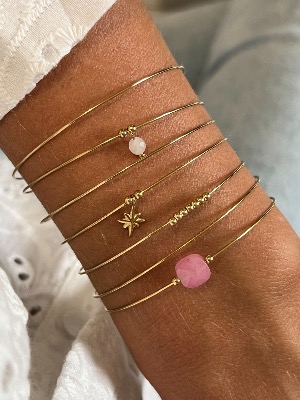 Bracelet semainier perle (rose)