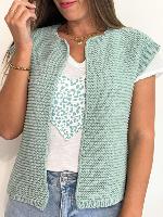 Gilet Maria (vert amande)