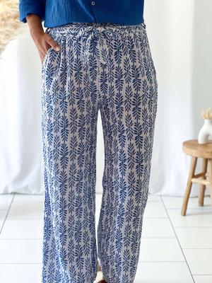 Pantalon Gabin (bleu)