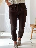 Pantalon Baptiste (chocolat)