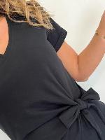 Robe Camilya courte  (noire)