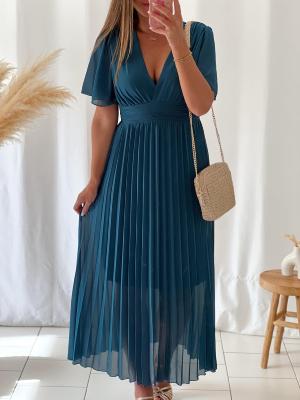Robe July (bleu canard)