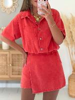 Robe combi Anaelle (corail)