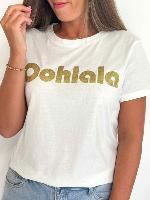 Tee shirt "Oohlala" (doré)