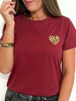Tee shirt Lucie (bordeaux)