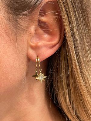 Boucles d'oreilles Lune