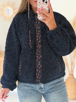 Veste réversible Adriana (marine)  