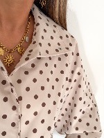 Veste Vita (écrue/chocolat)