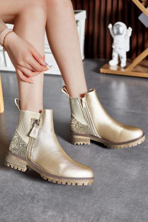 Bottines Lucie (Gold)