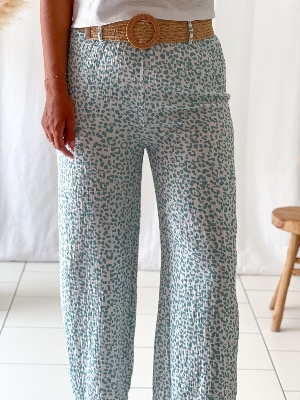 Pantalon Alix (vert amande)