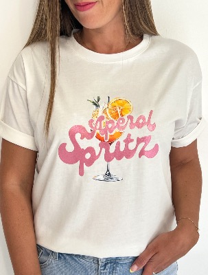Tee shirt Spritz (Blanc)