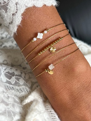 Bracelet semainier Nina (blanc)