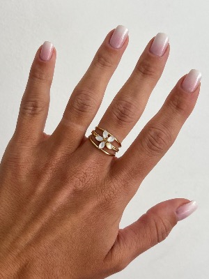 Bague Clara (blanc)