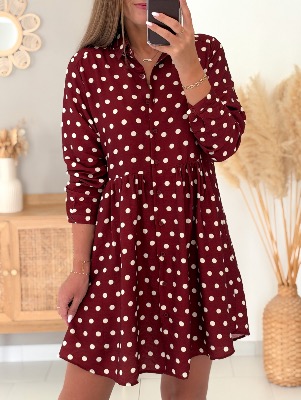 Robe Odessa (bordeaux)