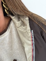 Imperméable Stan court réversible (chocolat/ or)