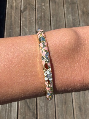 Bracelet Thaïs rose bébé (fin)