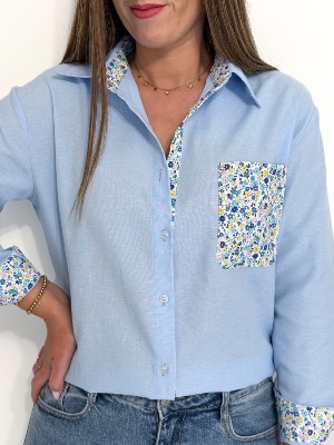 Chemise Lucille (bleue)