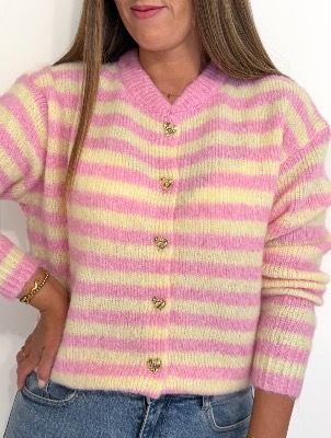 Gilet Jessy (jaune/rose)