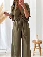 Combi pantalon Léa (kaki)