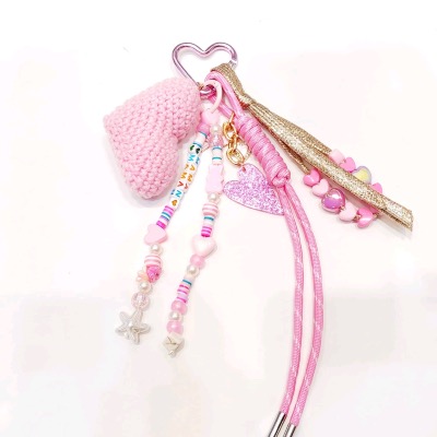 Porte clés Grigris Maman (rose)