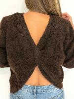Pull Camille (chocolat)