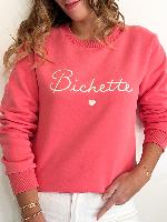 Sweat "Bichette" (corail)