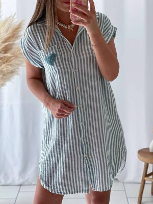 Robe Tosca (vert amande)