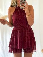 Robe Pélagie (bordeaux)