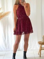 Robe Pélagie (bordeaux)