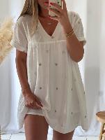 Robe combi Celeste (doré)