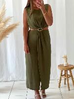 Robe Ornella (kaki)