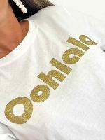 Tee shirt "Oohlala" (doré)