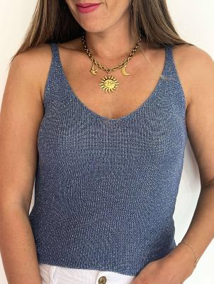 Top Manon (bleu jeans)